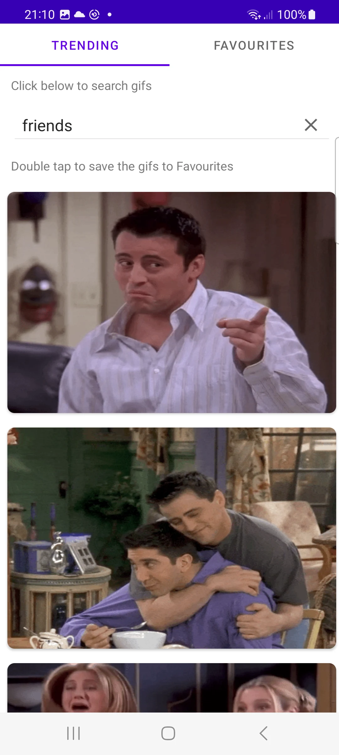 Giphy screenshot